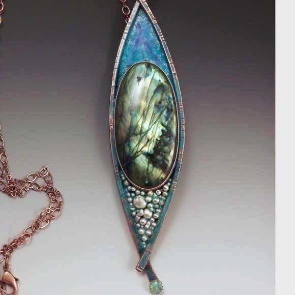 Patrician Art- Labradorite Art Piece - Picture 2 of 4